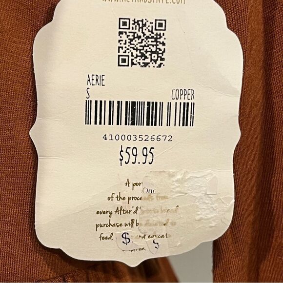 Altard State Long Sleeve Rust mini Dress size small - Picture 8 of 10